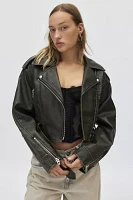 Blank NYC Ride Off Faux Leather Moto Jacket