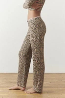 Out From Under Brushed Lace Trim Lounge Pant