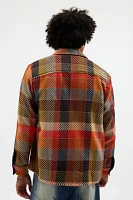 Wax London Whiting Plaid Button-Down Overshirt