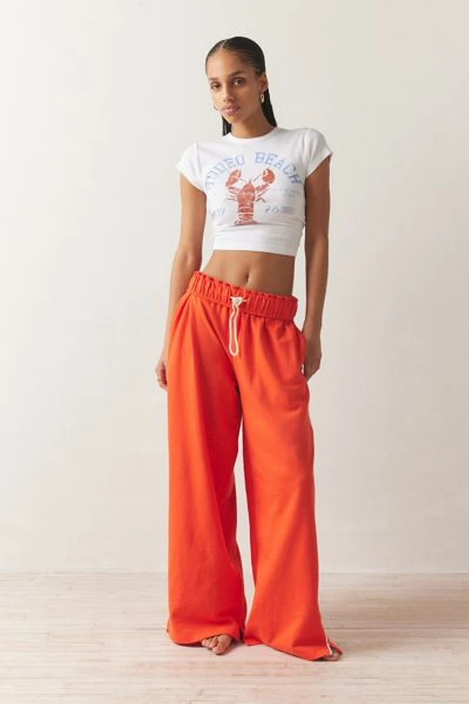 Out From Under Hoxton Piping Wide Leg Sweatpant