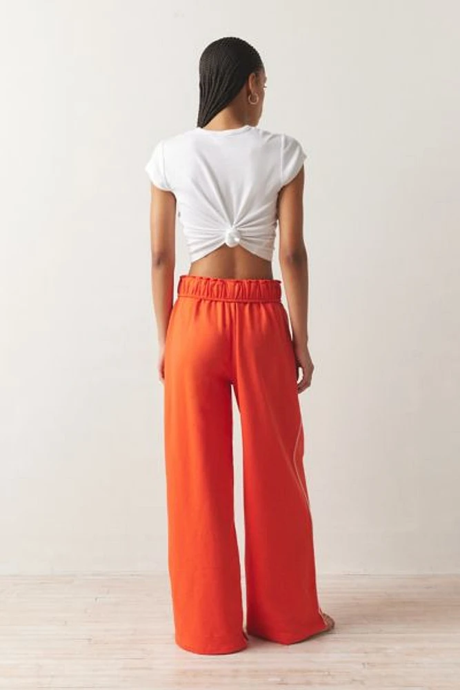 Out From Under Hoxton Piping Wide Leg Sweatpant