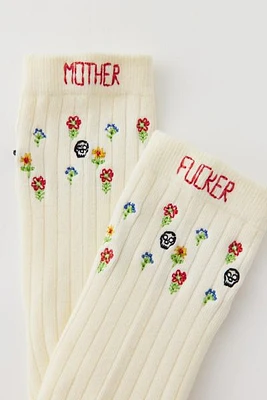 Mother Denim The Half Step Crew Sock