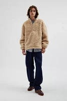 Wax London Trimms Fleece Quarter-Zip Pullover Jacket