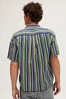 Urban Renewal Vintage Wide Stripe Short Sleeve Shirt