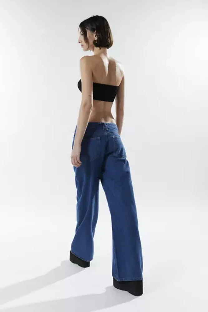 Lioness Top Model Low-Rise Straight Leg Jean