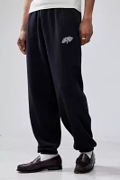 iets frans... Black Doodle Cuffed Jogger Pant