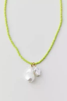 Pearl Pendant Beaded Necklace