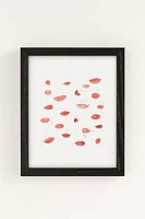 Sabina Fenn Illustration Watercolor Lips Art Print