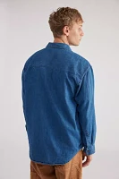 Urban Renewal Vintage Snap-Button Long Sleeve Chambray Shirt