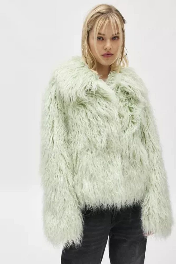 Unreal Fur Saint Tropez Faux Cropped Jacket