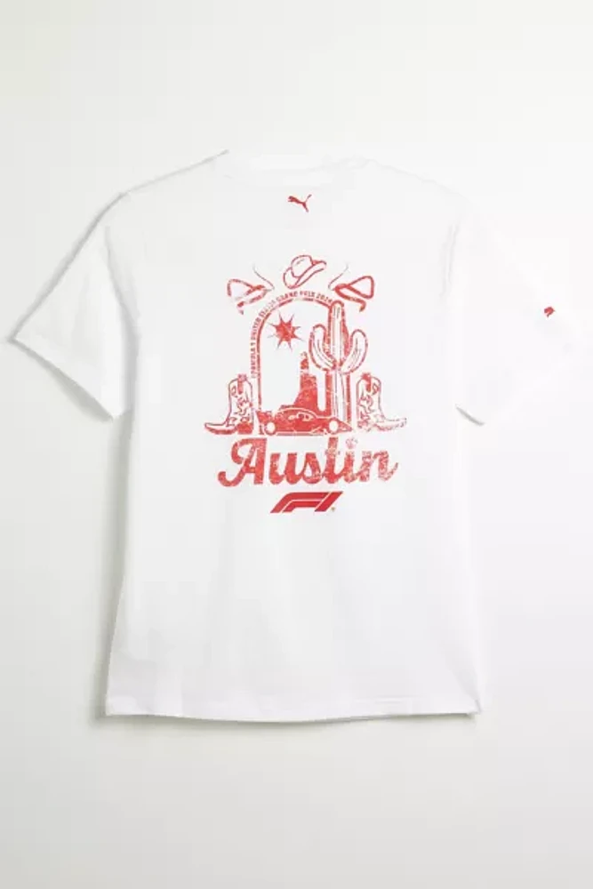 Puma Formula 1 Austin TX Graphic Tee