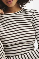 BDG Too Perfect Ribbed Long Sleeve Tee