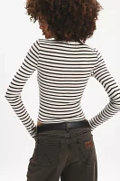 BDG Too Perfect Ribbed Long Sleeve Tee