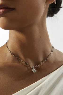 Rhinestone Flower Necklace