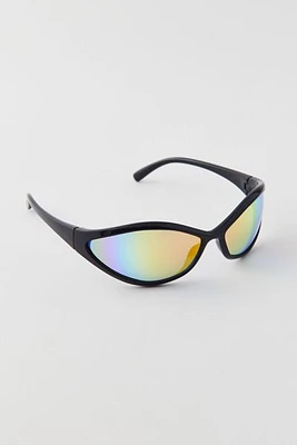 Sporty Cat-Eye Sunglasses