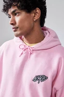 iets frans... Pink Scribble Hoodie Sweatshirt