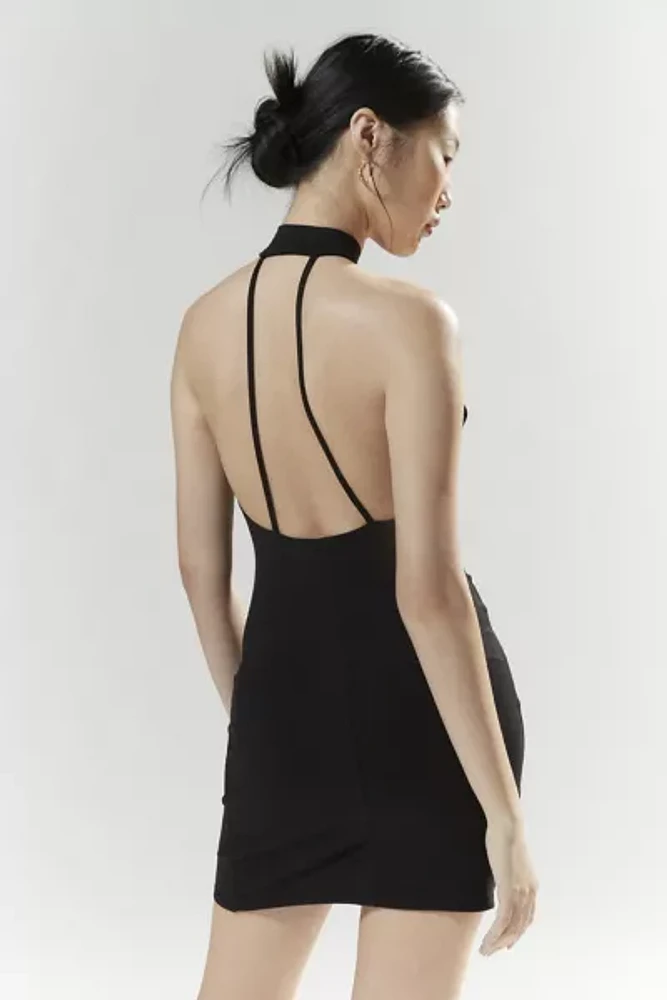 Silence + Noise Olivia Open-Back Halter Dress