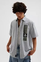 THRILLS Delusions Stripe Button-Down Shirt