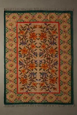 Evelyn Needlepoint Digital Printed Rug