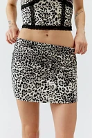 Urban Renewal Remnants Cheetah Print Mini Skort