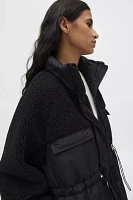 BDG Shelby Mixed Media Puffer Coat