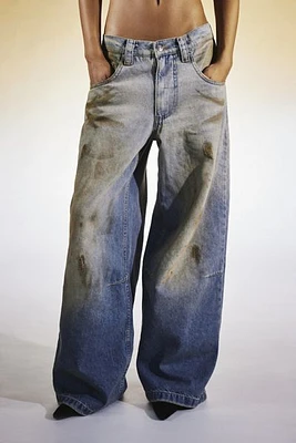 Jaded London Colossus Mud Wash Jean