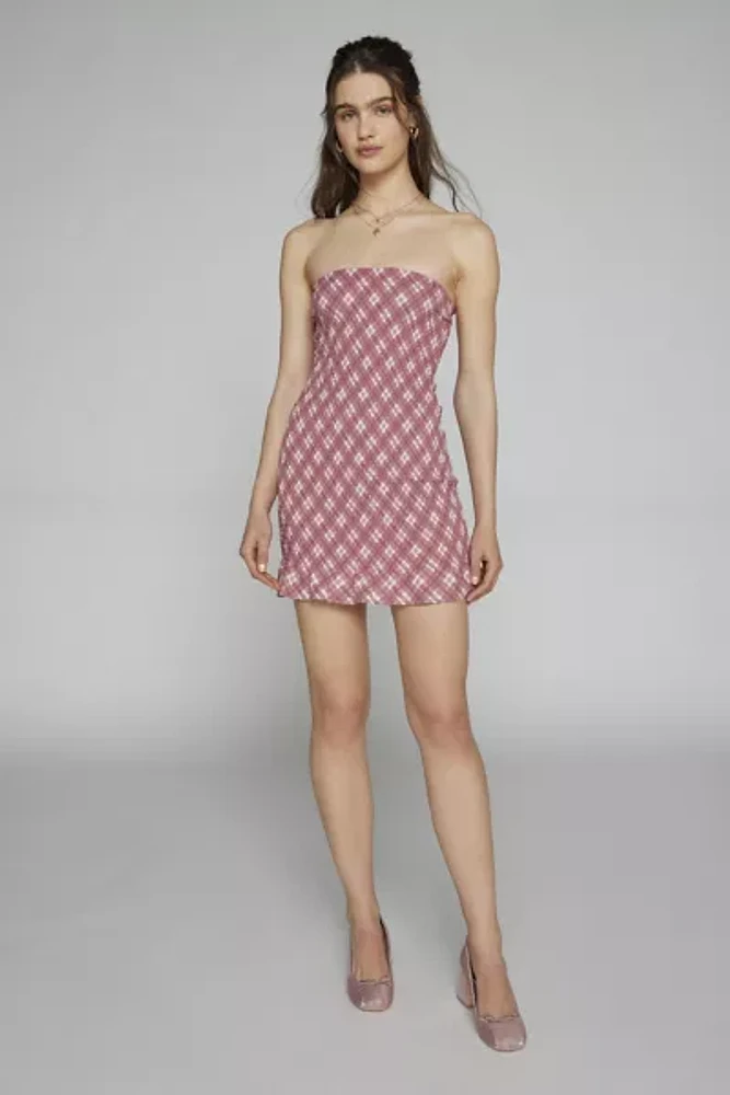 Motel Takiyo Bandeau Mini Dress