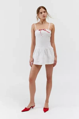 Motel Dhilla Ribbon Mini Dress