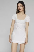 Motel Bella Puff Sleeve Mini Dress