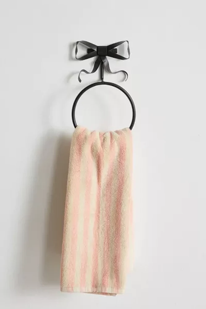 Marina Bow Towel Ring