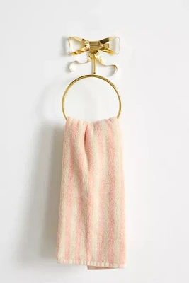 Marina Bow Towel Ring