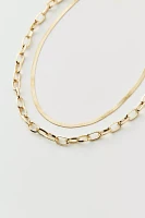 Essential Paperclip Chain Layering Necklace Set