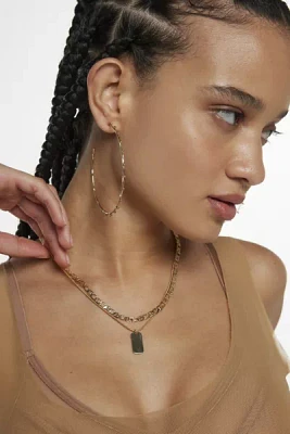 Essential Tag Chain Layering Necklace Set