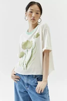 Project Social T Flowers Ringer Tee