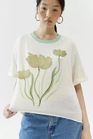 Project Social T Flowers Ringer Tee