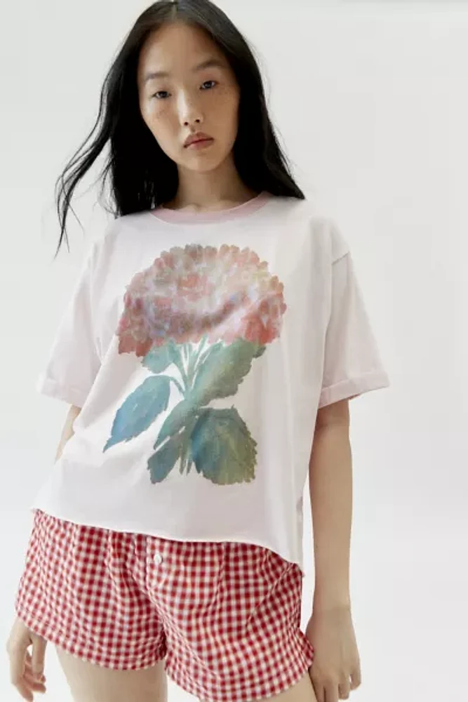 Project Social T Flowers Ringer Tee