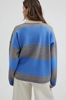 iets frans… Striped Knit Rugby Sweater