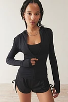 Beyond Yoga Rib Morning Jog Zip-Up Jacket