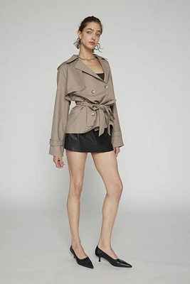 Lioness Cropped Trencherous Coat