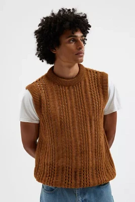 David Catalán Wooden Bead Sleeveless Sweater