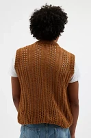 David Catalán Wooden Bead Sleeveless Sweater