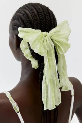 Long Bow Crinkle Scrunchie