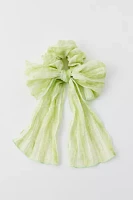 Long Bow Crinkle Scrunchie