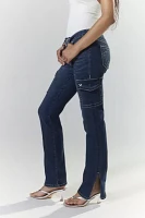 True Religion Slim Cargo Slit Jean