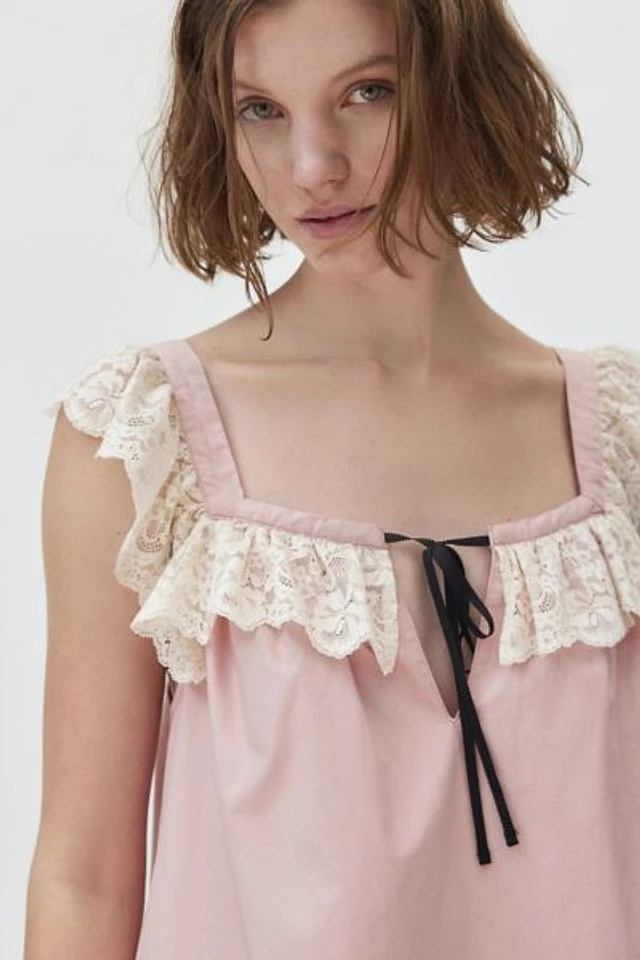 kimchi blue rebecca babydoll mini dress Kimchi Blue Rebecca Babydoll Mini Dress in Ivory, Women's at Urban Outfitters