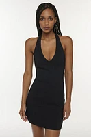 Silence + Noise Giselle Halter Mini Dress