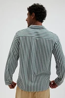 Raga Man Check Long Sleeve Button-Down Shirt