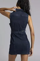 True Religion Moto Denim Mini Dress