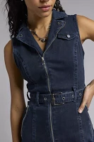 True Religion Moto Denim Mini Dress