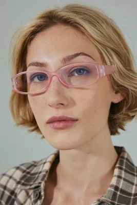 Bella '90s Slim Chunky Frame Blue Light Glasses